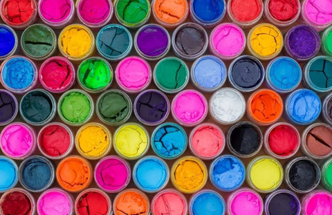 Color Rainbow Crayon Circles